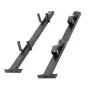 Trimmer Rack, 2 Place Weeder Trimmer Rack, Trim Holder Trailer Rack Carrier with Zinc Alloy Password Lock, Mount On Landscape Tr