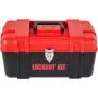 42 PCS Lockout Tagout Kits, Electrical Safety Loto Kit Includes Padlocks, 5 Kinds of Lockouts, Hasps, Tags & Ties, Box, Lockout 