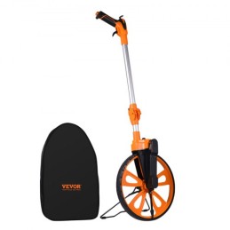 Measuring Wheel in Inches, 317.5 mm Diameter Wheel, Centerline Design w/ Handbrake, 959.1-520mm Telescoping Measure