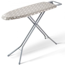 Ironing Board with Large 51 x 13 Ironing Surface, Thickened 4 Layers Iron Board with Heat Resistant Cover and 100% Cotton