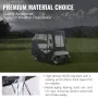 Golf Cart Enclosure, Fit for 2 Passengers EZGO TXT RXV, Short Roof 59", 600D Polyester Driving Enclosure 4-Sided Transparent Win