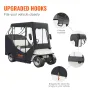 Golfvognskabinet, 600D Polyester Driving Enclosion med 4-sidet