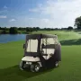 Golfvognskabinet, 600D Polyester Driving Enclosion med 4-sidet