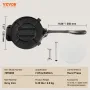 Tortilla Press, 8 tommer Tortilla og Roti Maker, støbejern