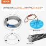 Zipline Kit til børn og voksen, 120 ft lynlåssæt op til 330 lb
