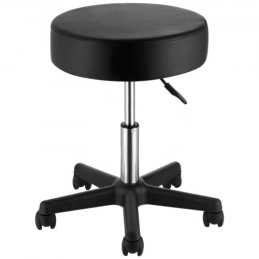 Rolling Stools with Wheels, 400 LBS Weight Capacity Adjustable Height Stool with Ultra-Thick Seat Cushion, Swivel Stools Chair