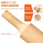 Tenon Cutter, 1.5" / 38 mm Diameter, Premium Aluminum & Steel Log Furniture Cutter, with Dual Curved Blades & Button Screws Home