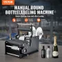 Manual Round Labeling Machine, 15-20pcs/min, Bottle Label Applicator for Round Bottles, Adjustable Manual Round Bottle Labeler S