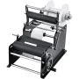 Manual Round Labeling Machine, 15-20pcs/min, Bottle Label Applicator for Round Bottles, Adjustable Manual Round Bottle Labeler S