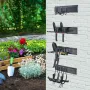 Arrangør af garageværktøj, 600 lbs Max Load Capacity, Wall