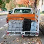 50 x 29.5 x 8.7 inch Hitch Cargo Carrier, 500lbs Capacity Trailer Hitch Mounted Cargo Basket, Aluminum Luggage Carrier Rack with