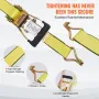 Ratchet Bind Down Straps (4PK), 5000 lb Break Strength, Double
