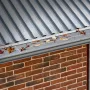Gutter Guard, 152mm Width, Aluminum Leaf Filter DIY Gutter Cover, 52 PCS 528cm Total Length, 4mm Hole Diameter & 0.5mm Thick Rap
