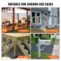 101.6x101.6mm Post Base 10 Pcs, Inner Size 91x91 Post Base Brackets, Heavy Duty Powder-Coated Post Anchor Matte Black Wood Post 