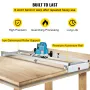 Router slæde, 60 tommer / 152,4 cm bredde, pladeguide jig til