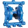 Air-Operated Double Diaphragm Pump, 1/2 in Inlet & Outlet, Cast Iron Body, 3 GPM & Max 90 PSI, Nitrile Diaphragm Pneumatic Trans