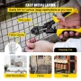 Hardware Cloth, 48\" x 50\' & 1\""x1\"" Mesh Size, Galvanized Steel Vinyl Coated 16 Gauge Chicken Wire Fencing with A Cutting Pl