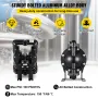 Ereret dobbeltmembranpumpe qBy4-25L F46 35 gpm 1 tommer indløb