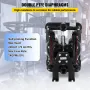 Air-Operated Double Diaphragm Pump 25.4mm(1 inch) Inlet Outlet Aluminum 91 L/min(24 GPM) Max 8 bar(120PSI) for Industrial Use