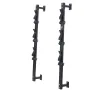 Trimmer Rack, 3 Place Weeder Trimmer Rack, Trim Holder Trailer Rack with Zinc Alloy Password Lock, Wall-mounted or Mount on Encl
