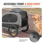 Dog Bike Trailer, Supports up to 88 lbs, Pet Cart Bicycle Carrier, Easy Folding Frame with Quick Release Wheels, Universal Bicyc