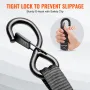 Ratchet Bind Down Straps (4PK), 5208 lb Max Break Strength