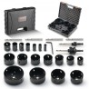 Hole Saw Kit, 18 PCS Saw Blades, 6 Drill Bits, 1 Hex Wrench, Bi Metal M42 Hole Saw Set with Carrying Case, General Purpose Size