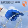 Razor Wires, 98 ft Razor Barbed Wire, 2 Rolls Razor Wire Fencing Razor Fence, Razor Ribbon Barbed Wire Galvanized Razor Wire Fen