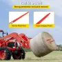 Hay Spear 32 "Bale Spear 1350 lbs Kapacitet, Bale Spike Quick