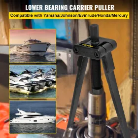 Lower Bearing Carrier Puller, Compatible with Yamaha, Johnson, Evinrude, Honda, Mercury, Robust Steel Marine Lower Bearing