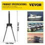 Lower Bearing Carrier Puller, Compatible with Yamaha, Johnson, Evinrude, Honda, Mercury, Robust Steel Marine Lower Bearing Pulle
