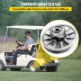 Golfvogn med høj drejningsmomentdrevet kobling til klubbil DS &