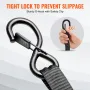 Ratchet Bind Down Straps (4PK), 2200 lb Max Break Strength