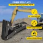Backhoe Excavator Thumb Attachments, 36 inch Adjustable Extreme Weld On Backhoe Thumb Hoe Clamp 1/2 Inch Teeth Thick Steel Plate