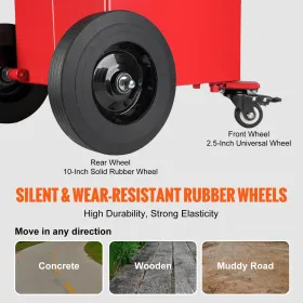 30 Gallon Fuel Caddy Portable Storage Tank 23.5 L/min with 180W Pump