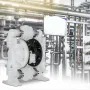 Air-Operated Double Diaphragm Pump 25.4mm(1 inch) Inlet/Outlet 113 L/min(30GPM) Polypropylene Max 7 bar(100PSI) for Chemical and