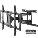 Full Motion TV Mount Fits for Most 37-75 inch TVs, Swivel Tilt Horizontal Adjustment TV Wall Mount Bracket with 4 Articulating