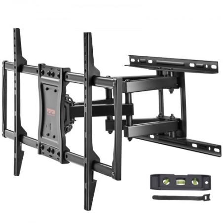 Full Motion TV Mount Fits for Most 37-75 inch TVs, Swivel Tilt Horizontal Adjustment TV Wall Mount Bracket with 4 Articulating