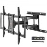Full Motion TV Mount Fits for Most 37-75 inch TVs, Swivel Tilt Horizontal Adjustment TV Wall Mount Bracket with 4 Articulating