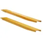 Pallet Fork Extensions, 60" Length 4.5" Width, Heavy Duty Carbon Steel Fork Extensions for Forklifts, 1 Pair Forklift Extensions