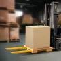 Pallet Fork Extensions, 84" Length 5.5" Width, Heavy Duty Carbon Steel Fork Extensions for Forklifts, 1 Pair Forklift Extensions