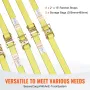 Ratchet binder stropper (8pk), 4400 lb pausestyrke, e-track