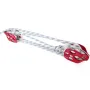 Twin Sheave Block and Tackle 0.43-0.5Inch 100-200Ft Twin Sheave Block with Braid Rope 30-35KN 6600-7705LBS Double Pulley Rigging