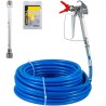 Airless Paint Spray Slangesæt, 50ft 3600psi Højtryksfiberrør med 8 "forlængelsesstangstang, inklusive 517 spids og spids