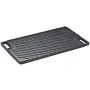 Vendbar grill/grill, 9,7 "X16.7" Forkastet støbejernsgulv