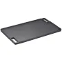 Reversible Grill/Griddle, 9.7"x16.7" Pre-Seasoned Cast Iron Griddle, Rectangular Double Burner Griddle Pan, Non-Stick Family Pan