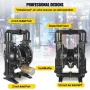 Air-Operated Double Diaphragm Pump, 2 inch Inlet & Outlet, Aluminum Alloy Body, 75 GPM & Max 120PSI, Nitrile Diaphragm Transfer 