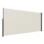 Retractable Side Awning, 71''x 138'' Outdoor Privacy Screen, 180g Polyester Water-proof Retractable Patio Screen, UV 30+ Room Di