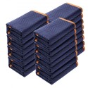 Moving Blankets, 80" x 72", 35 lbs/dz Weight, 12 Packs, Professional Non-Woven & Recycled Cotton Packing Blanket, Heavy Duty