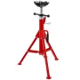 Pipe Jack Stand, Model V-hoved 1107A Hoved Høj foldet
